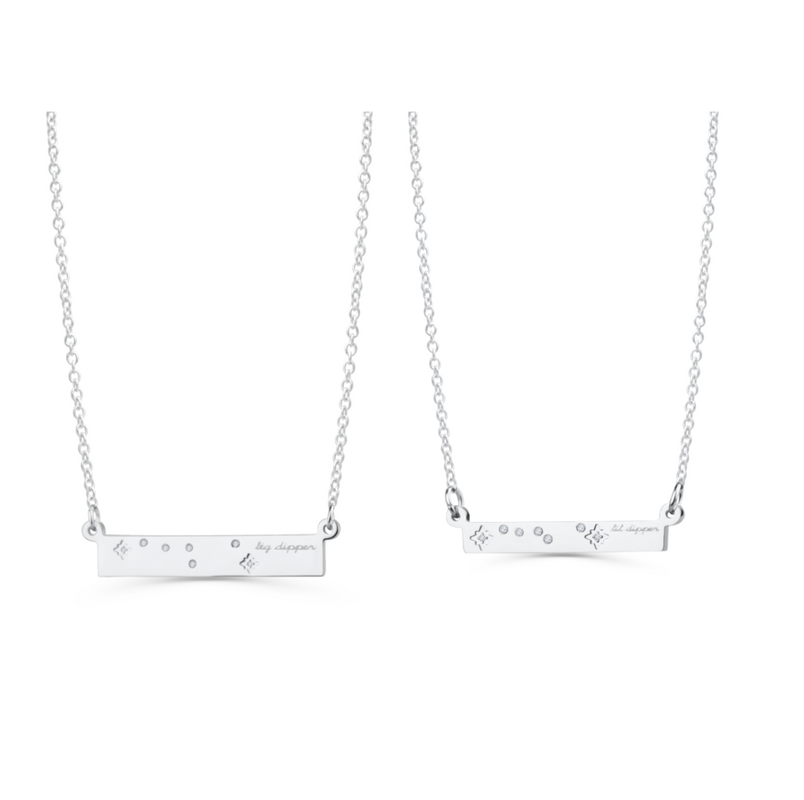 Big Dipper & Lil Dipper Necklace Set